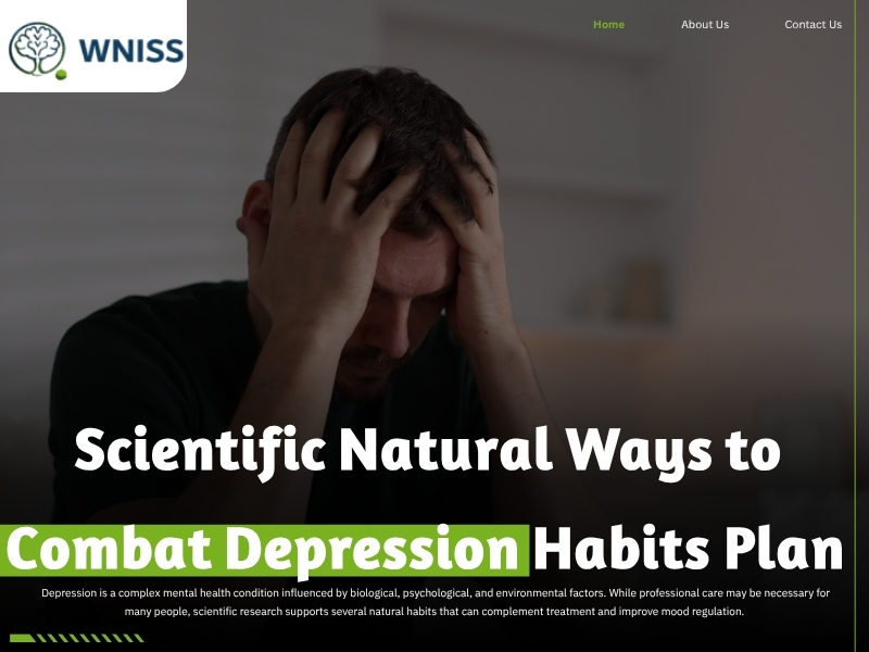 Scientific Natural Ways to Combat Depression Habits Plan